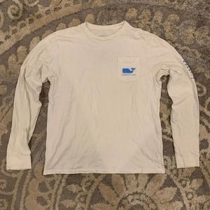 Vineyard Vines Whale x Sea Turtles Long Sleeve Pocket T-Shirt Youth Size XL (18)